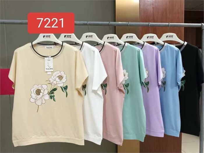 Футболка жен. Тюльпан №7221 one size 97005 - фото 118848