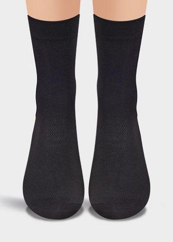 CLE Носки муж.К112 хл+па сетка (25-чёрный) 97019 - фото 118862