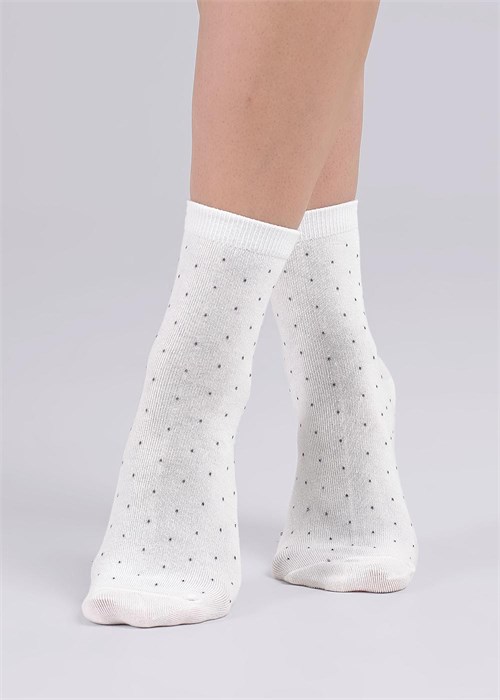 CLES Носки жен.L1002 market line хл+эл (25-белый) 97052 - фото 118895
