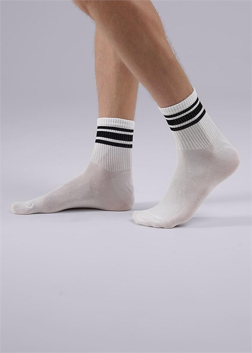 CLE Носки муж.S116 хл+эл (27-белый) 97150 - фото 119050