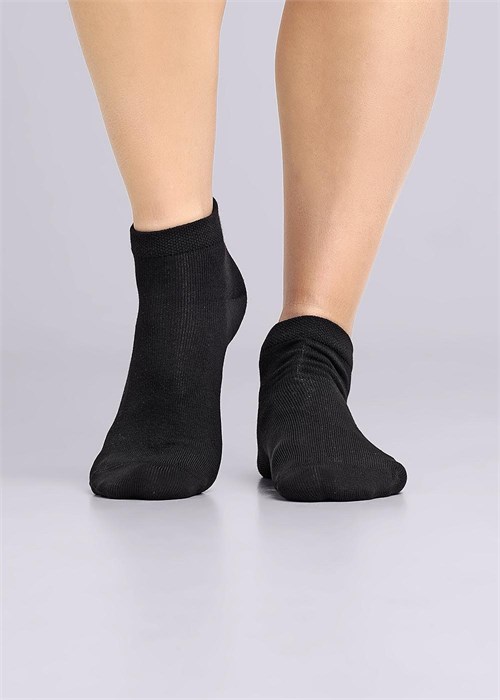 ЭЙС Носки жен.Д105ш хл+эл укор (23-чёрный) 97166 - фото 119087