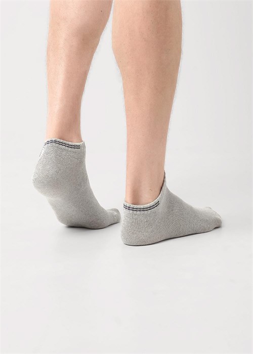 ЭЙС Носки муж.А75Л хл+эл укор (27-меланж серый) 97169 - фото 119091