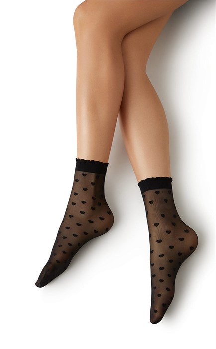 Носки CUORI 20 (0-Nero) MNM 97194 - фото 119118