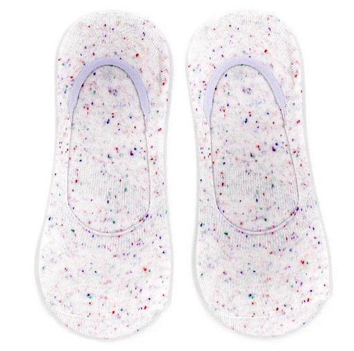 ННЖР1-8 Носки невидимые женские.р.36-40 "Hobby Line"/12/ х/б, белый меланж 97240 - фото 119166