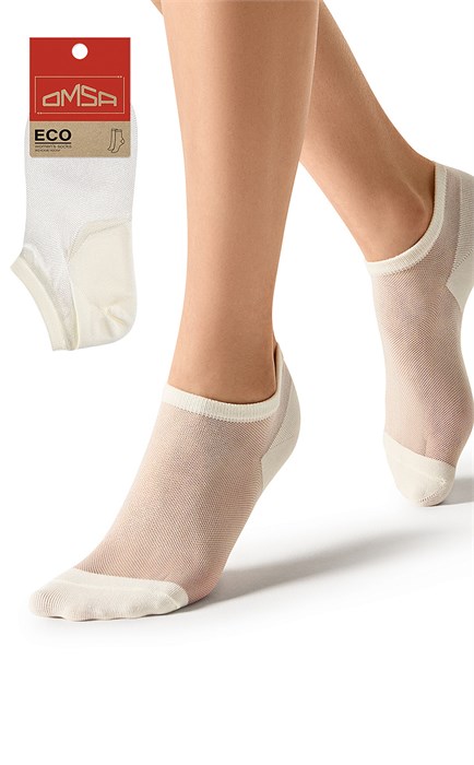Носки ж. ECO 251 (39-41-Avorio) суперукороч. Oms 97254 - фото 119182