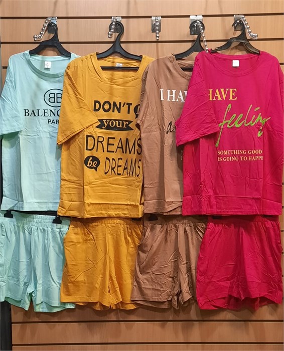 Комплект жен.Королева Футболка+шорты, разм.48 97347 - фото 119276