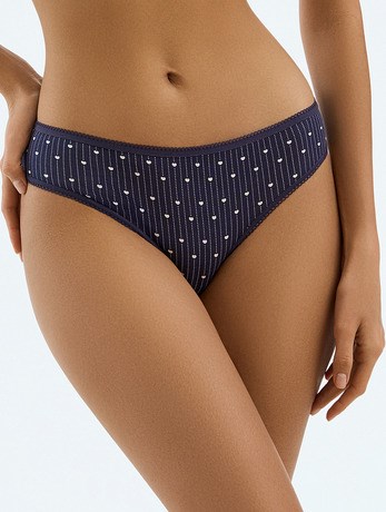 Плавки БMi_T Cuori 2211-21CE Slip (сердечки) (42/XS-Blu Notte/Bianco) MNM 97643 - фото 119594