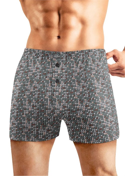 CLE MBX450111 трусы муж. (56-св.зелёный/коричневый) 97799 - фото 119755