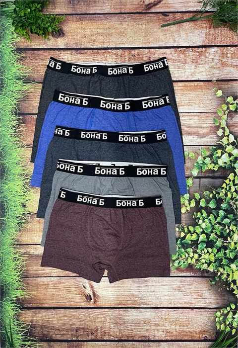 Трусы муж. боксеры Бона-Б (р.58) 2 шт/уп 97840 - фото 119796