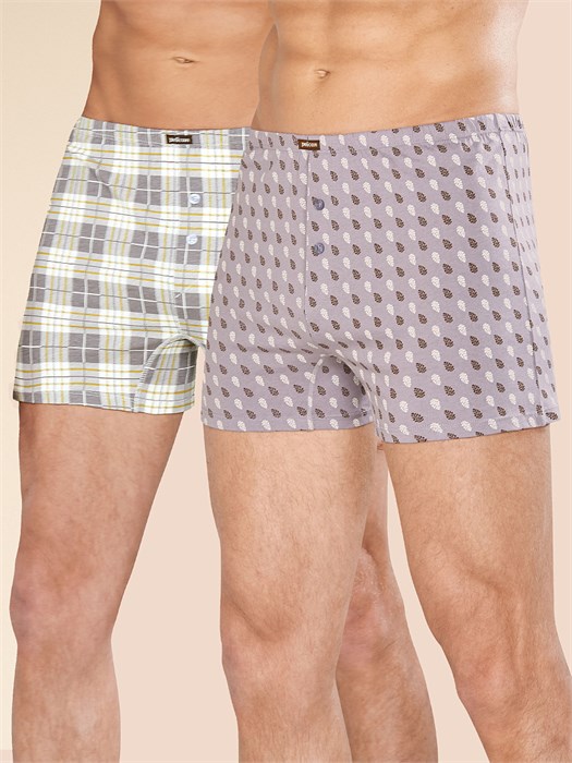 Трусы муж. MUB6887(2) (L(48)-Светло-серый/серый) 98272 - фото 120271