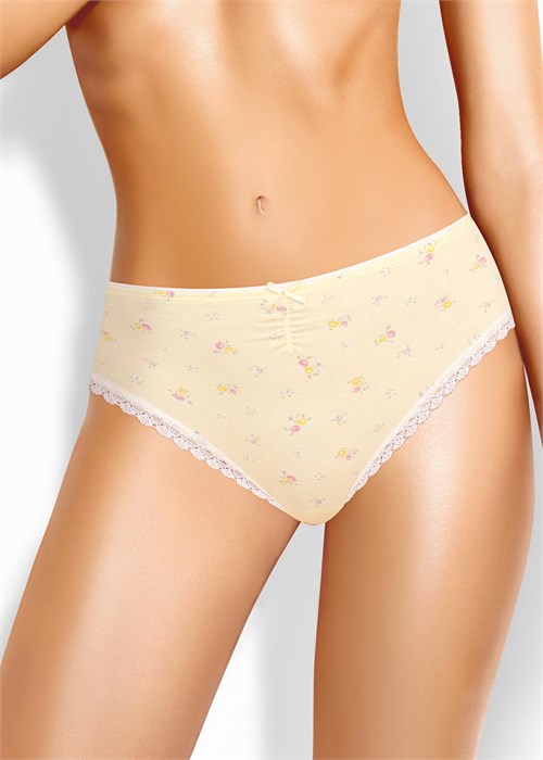 CLE C1210/1 Трусы жен. Жизель (48-ванильный/св.розовый) 98453 - фото 120452