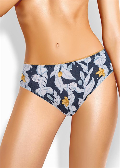 CLE C1209 Трусы жен. Луна (48-т.синий/св.серый) 98500 - фото 120502