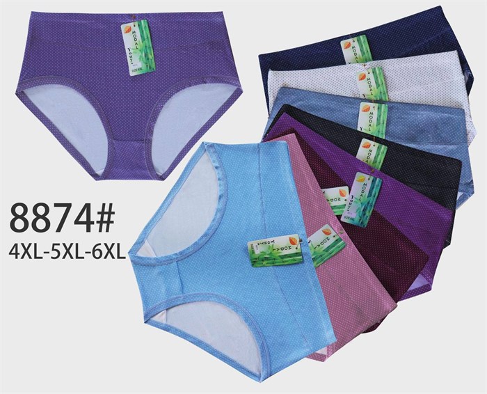 Плавки бамбук 8874 (4XL,5XL,6XL) 98577 - фото 120583