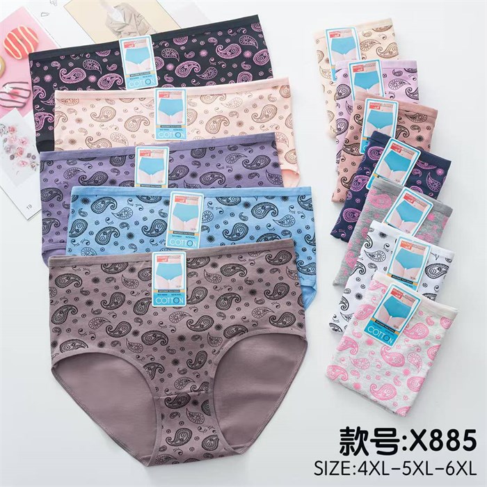 Плавки "Cotton" X885 (4XL,5XL,6XL) 98599 - фото 120605