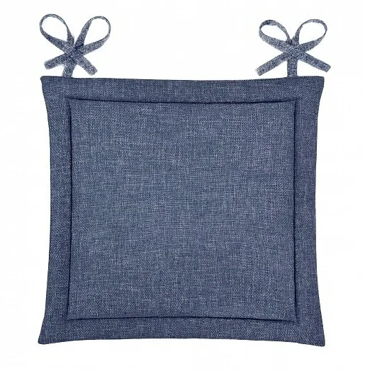 Подушка д/ст ВН рогожка 40/40 индиго 74 CHAIR-VN-INDIGO - фото 91865