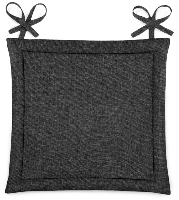 Подушка д/ст ВН рогожка 40/40 графит 74 CHAIR-VN-GRAPHITE - фото 91875