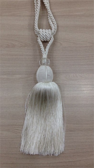 Кисть-подхват FYTA519013-1 LIGHT IVORY молочный (L85/25см) FYTA519013-1 - фото 92322