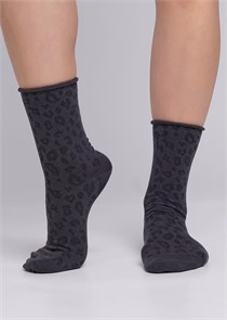 CLE Носки жен.Д298 база ослаб.рез (23-т.серый) 85416