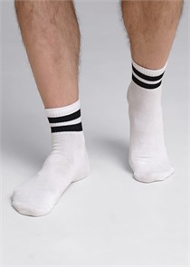 CLE Носки муж.S142 база хл+эл (27-белый) 85551
