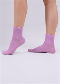 CLES Носки жен.L1002 market line хл+эл (23-св.фиолетовый) 85553