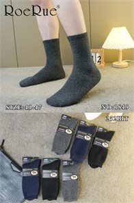 Носки муж.№1849 "RoeRue" собач.шерсть+махра ассорти 12шт/уп 85743