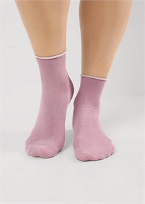 CLE Носки жен.Д307 хл+эл осл.р (25-т.розовый) 85829
