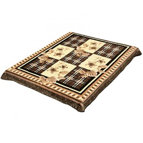 Плед акриловый гладкий 200х240 см. Решетка 026-2