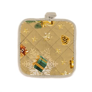 Прихватка рогожка Vse DOMA 18х18 см. 60320-1 Сказочное Рождество 60320-1-2