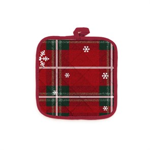 Прихватка рогожка Vse DOMA 18х18 см. 60339-1 Рождественское утро 60339-1-2