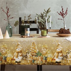 Скатерть рогожка Vse DOMA 145х180 см. 60319-1 Сказочное Рождество 60319-1