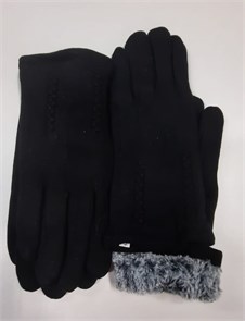 Перчатки жен. "Регал" с мехом 10шт/уп 582371-5