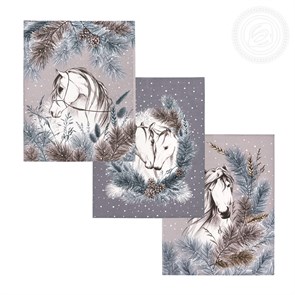 Набор полотенец Арт Дизайн рогожка 45х60 см. 3 шт. Поэма 86340