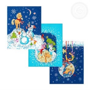 Набор полотенец Арт Дизайн рогожка 45х60 см. 3 шт. Каникулы 86350