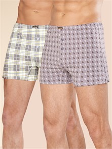 Трусы муж. MUB6887(2) (XL(50)-Светло-серый/серый) 86401