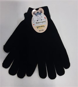 Перчатки подр. №226 "Виктория" черные 12шт/уп 577272-22