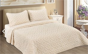 Комплект Afina Lux фланель покрывало 230х250 см. нав. 50х70 см. 2 шт. арт. 54 54