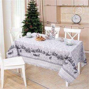 Скатерть Арт Дизайн рогожка 150х220 см. Сочельник 86572