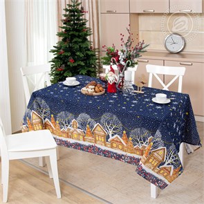 Скатерть Арт Дизайн рогожка 150х180 см. Полночь 86574