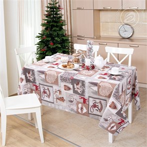 Скатерть Арт Дизайн рогожка 150х220 см. Лапландия 86576