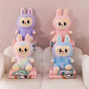 Плед с игрушкой Labubu арт. 9527-68 в ассортименте 86864