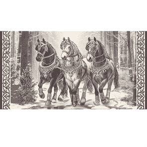 Полотенце махровое 70х140 см. 420 гр. арт. С81-ЮА  рис. 7946 Быстрая тройка С81-ЮА-2