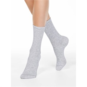 Носки жен. ACTIVE 20С-20СП 000 (23-25-светло-серый) х/б удлин. паголенок 604208