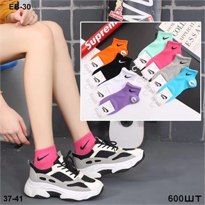 Носки жен.№EB-30 "N" корот. цветн х/б 10шт/уп 514687