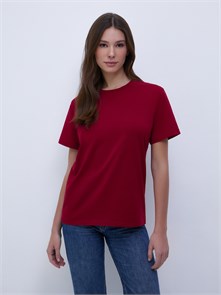 Футболка жен. OmT_D1201 (46/M-Bordo) COTTON Oms 572289