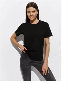 Футболка жен. OmT_D1201 (46/M-Nero) COTTON Oms 572295