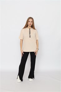 CSSW 60346-31 Футболка женская (Бежевый (170)-096(48)) 585581