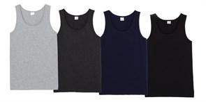 FALM 20007-11 Майка мужская (Св.серый меланж (176)-108(54)) 489547