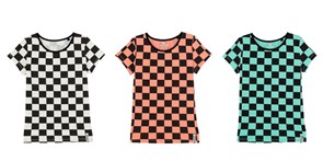 #CSJG 63062-38-308 Футболка для девочки (Ментоловый (134)-68) 512578