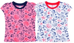 CSK 62089 (196) Футболка для девочки белый (092)-52 ВГ 405525