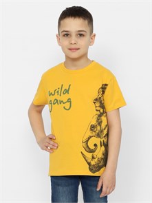 CSKB 63555-30-371 Футболка для мальчика (Желтый (122)-64) 563920